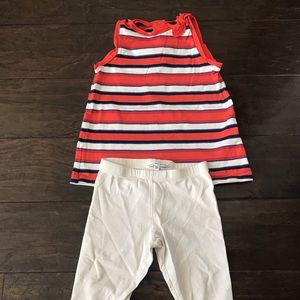 Little Marc Jacobs 18 Month Girl White Pant Top